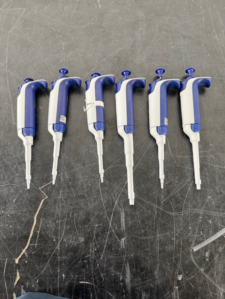 Image of Rainin Pipet Lite-XLS Single Channel Pipettes - Quantity 6
